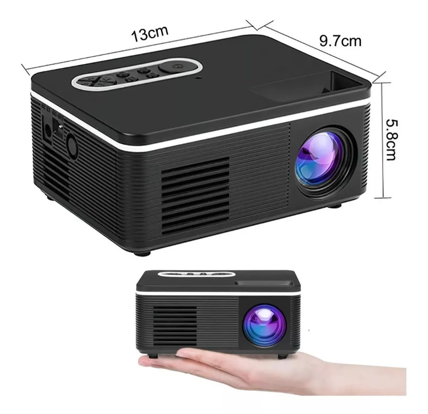 Proyector Profesional Portátil Led Hd 1080p Multipuerto 110v