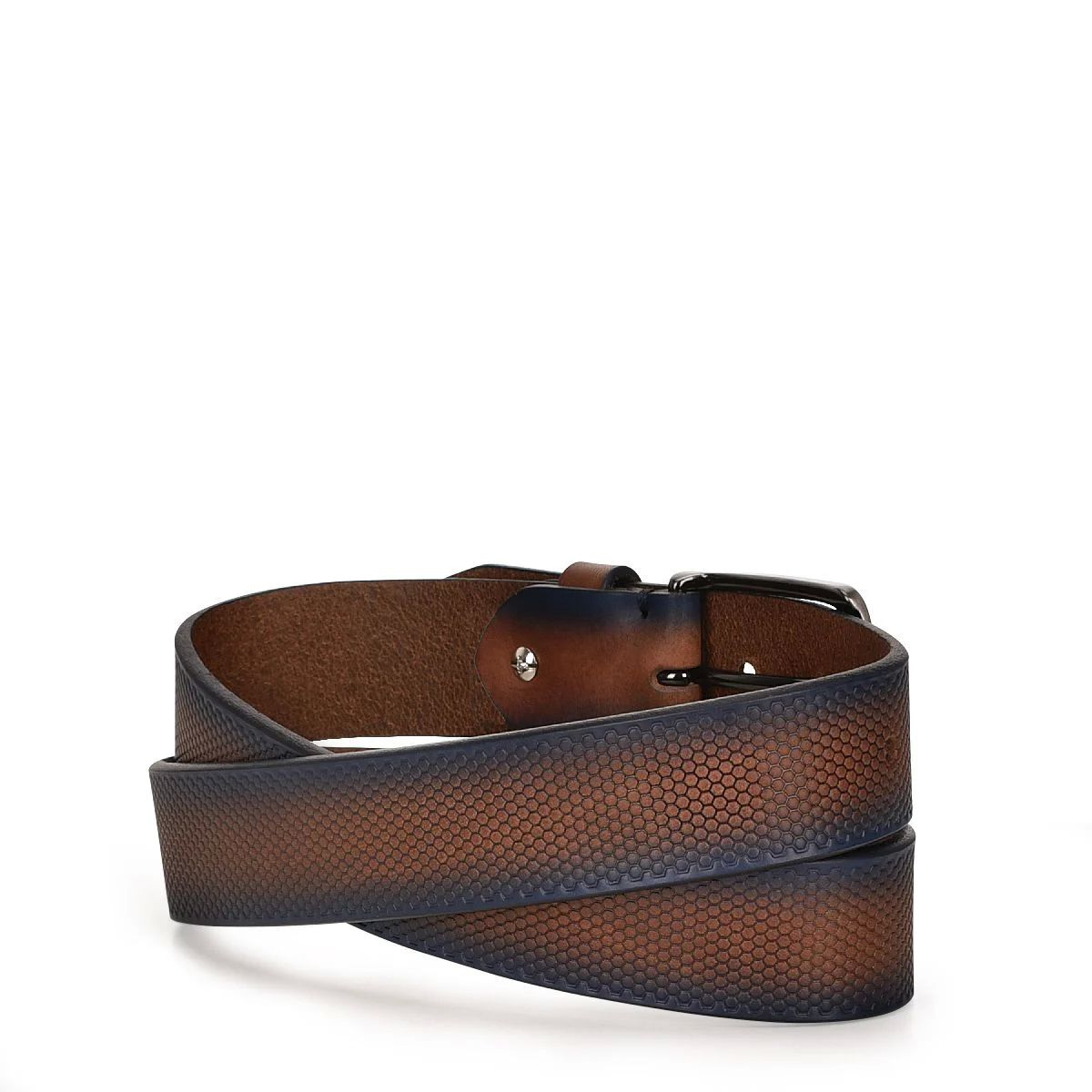 Cinturón Cuadra para caballero en piel genuina 