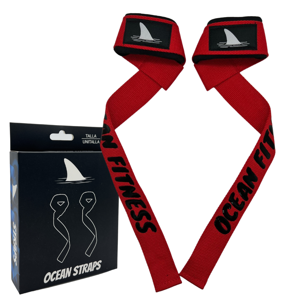 Straps Muñequeras Correas de Levantamiento Ocean Fitness Para Pesas Peso Muerto Ocean Straps .