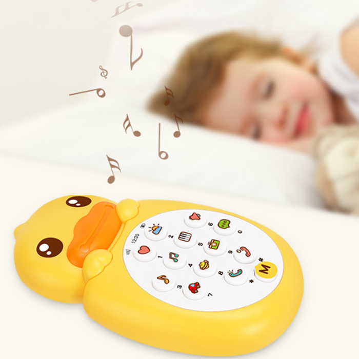 Teléfono Juguete Música Sonidos Pato B. Duck Amarillo  