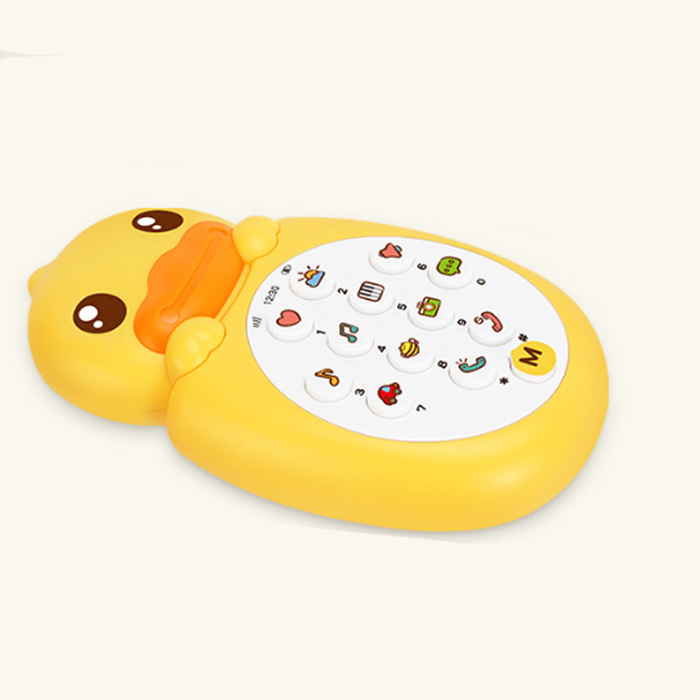 Teléfono Juguete Música Sonidos Pato B. Duck Amarillo  