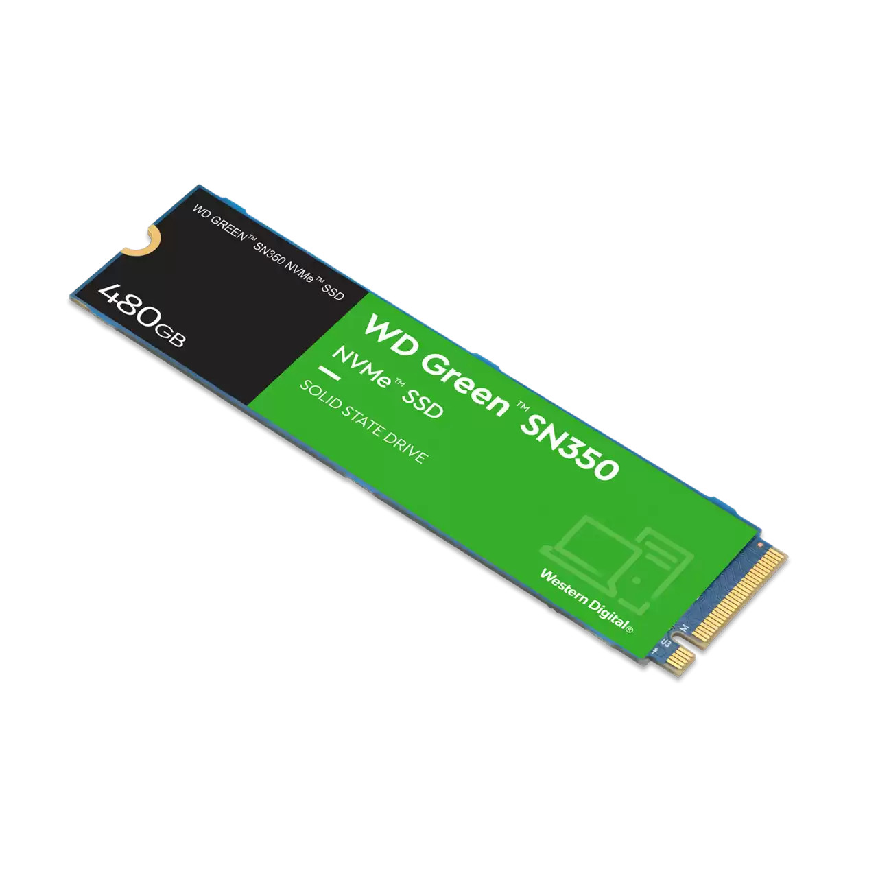 ESTADO SOLIDO WESTERN DIGITAL GREEN SN350 1TB M.2 NVME