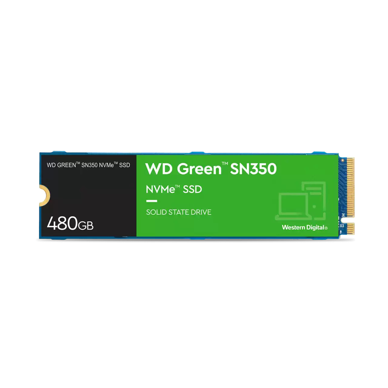 ESTADO SOLIDO WESTERN DIGITAL GREEN SN350 1TB M.2 NVME