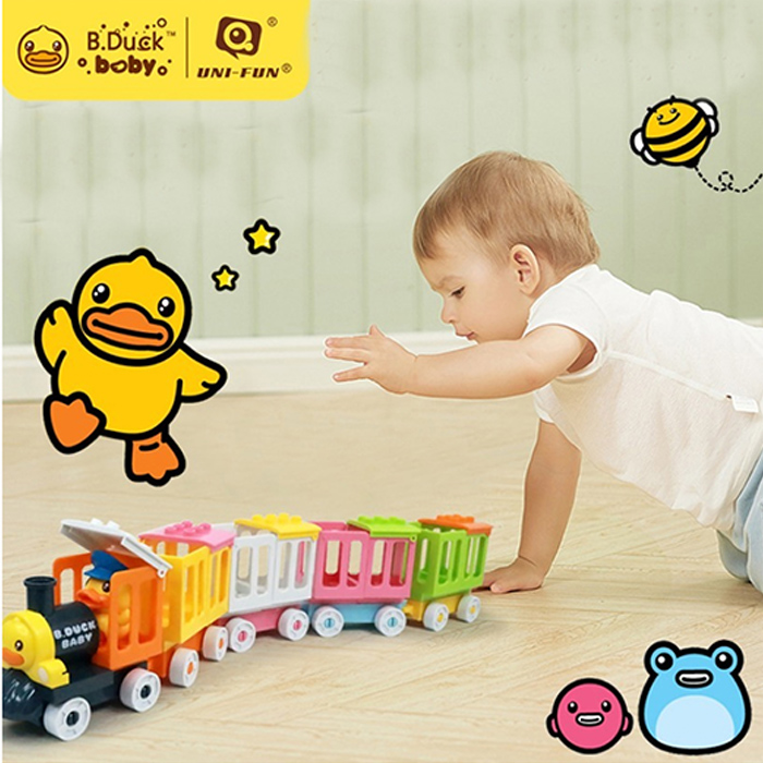 Bloques De Construcción Tren B. Duck Patos Juguetes