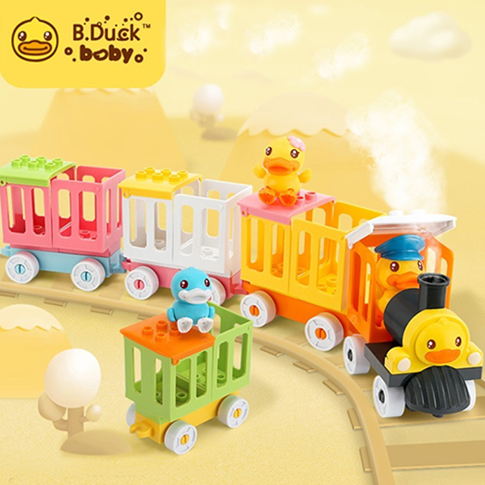 Bloques De Construcción Tren B. Duck Patos Juguetes