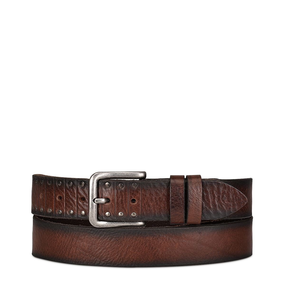 Cinturón Cuadra para caballero en piel genuina