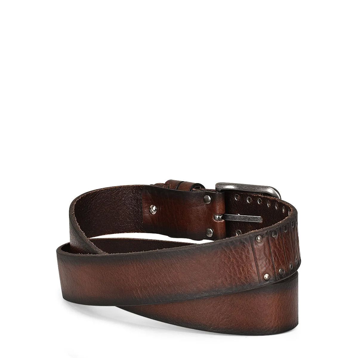 Cinturón Cuadra para caballero en piel genuina