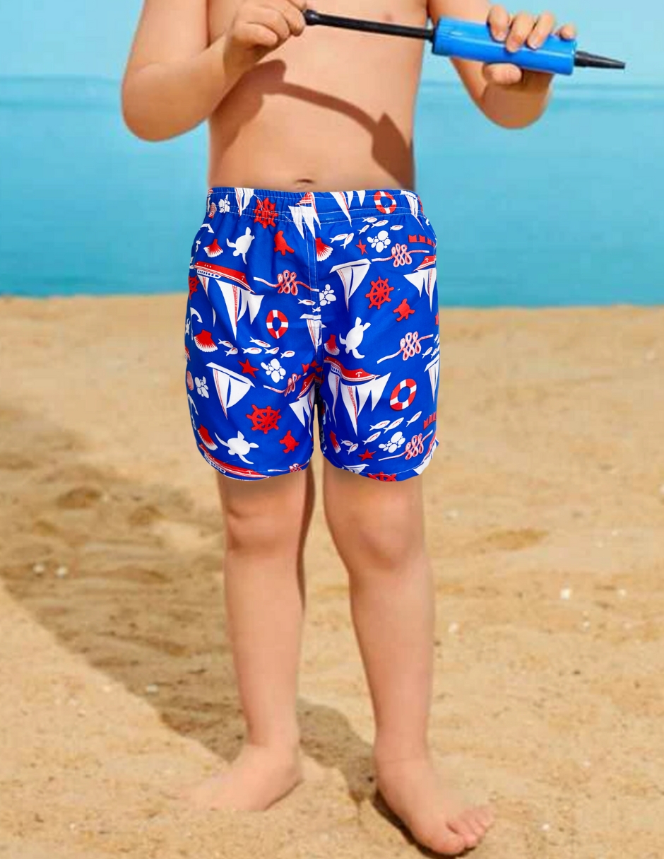 Short Niño Bermuda Casual Verano Playa Alberca Color Duradero