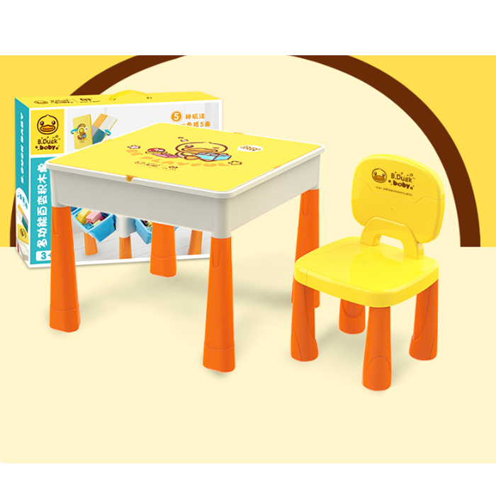 Mesa Silla Niños Organizar Pintar Convertible 6 Funciones