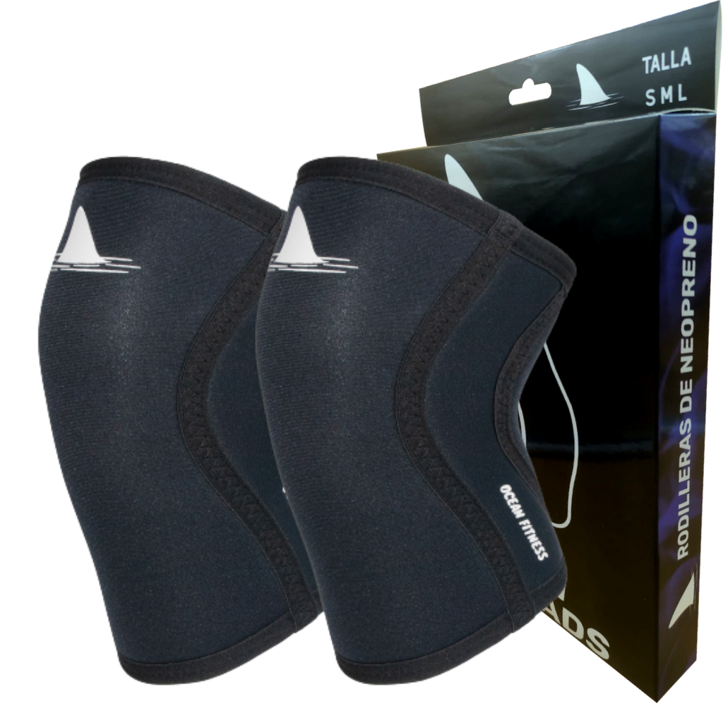 Rodilleras de Neopreno Deportivas Ocean Fitness Elásticas Ocean Kneepad