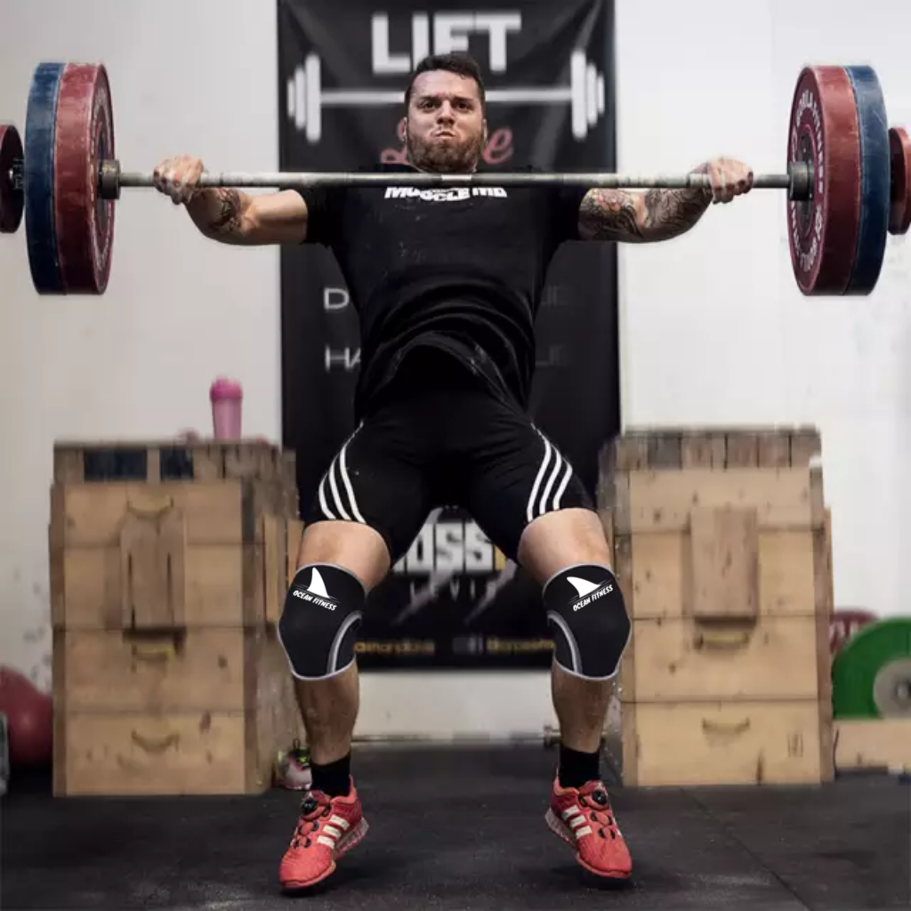 Rodilleras de Neopreno Deportivas Ocean Fitness Elásticas Ocean Kneepad