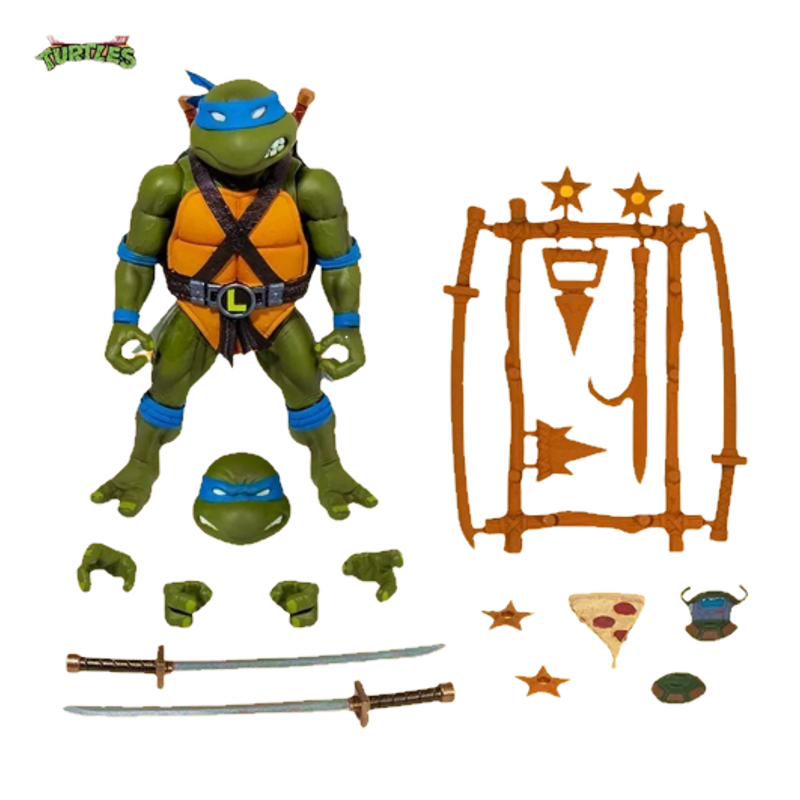 Leonardo Tortugas Ninja Mutantes Tmnt Ultimates Super 7