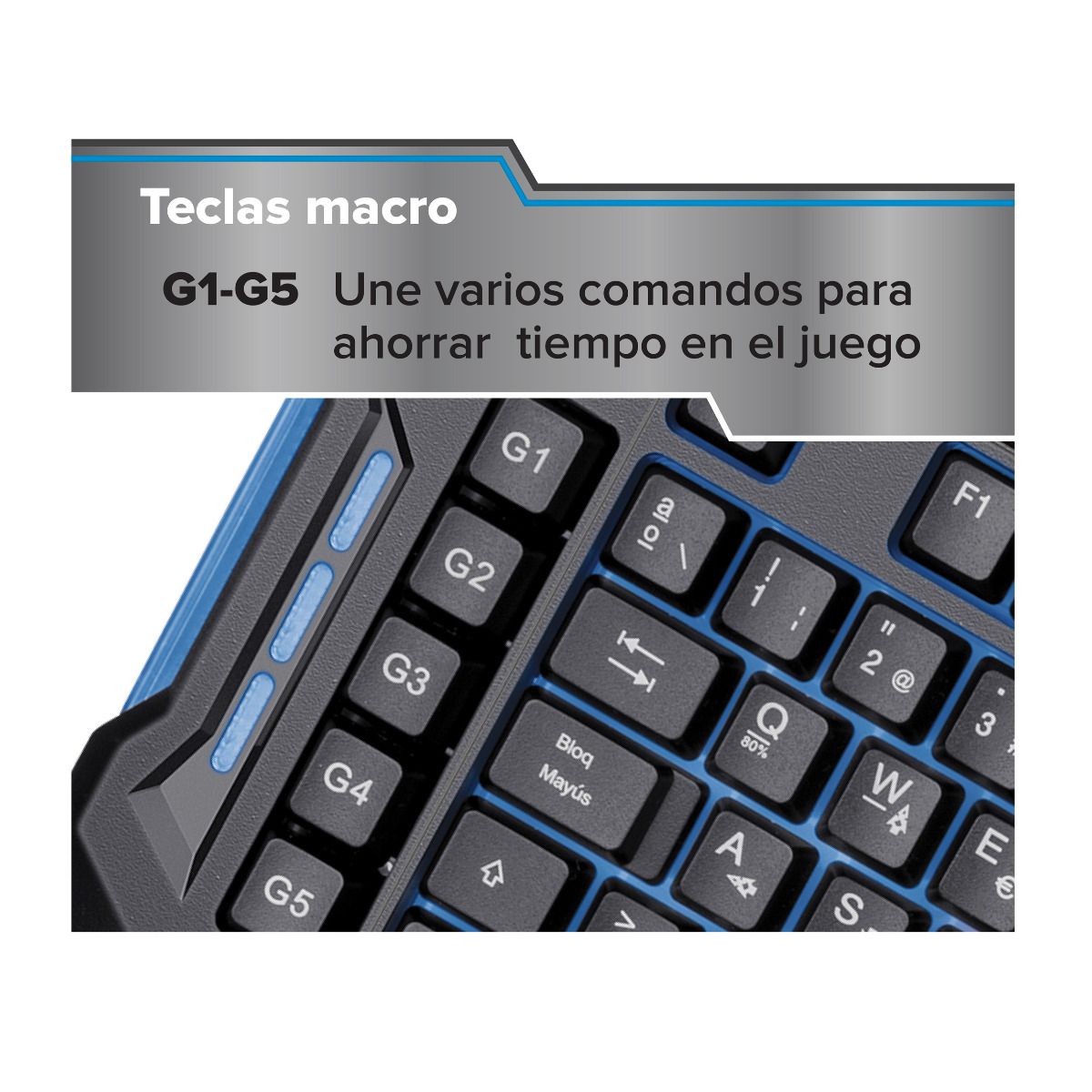 TECLADO XTREME GAMER CON SMARTKEYS