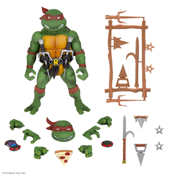 Raphael Tortugas Ninja Mutantes TMNT Ultimate Super 7