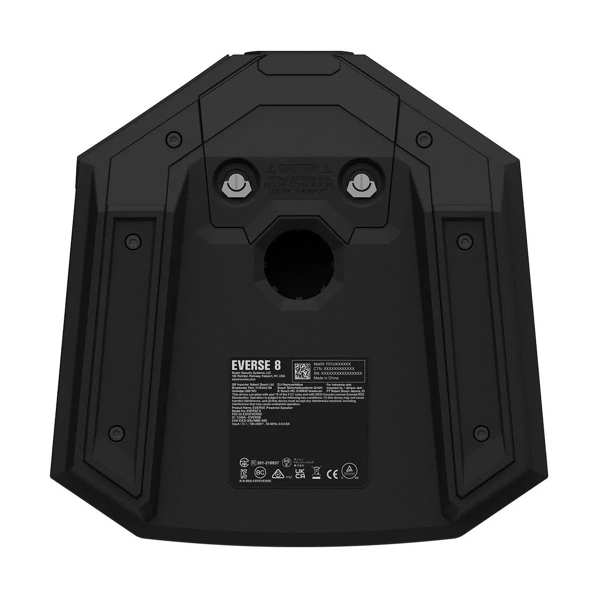 Altavoz ELECTRO VOICE everse 8 alimentado por batería con bluetooth.