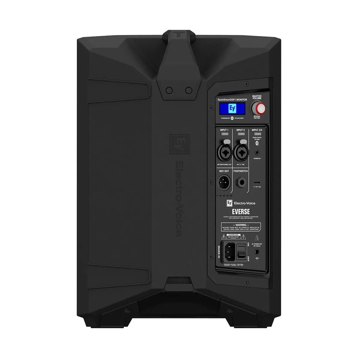 Altavoz ELECTRO VOICE everse 8 alimentado por batería con bluetooth.