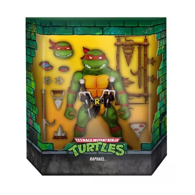 Raphael Tortugas Ninja Mutantes TMNT Ultimate Super 7