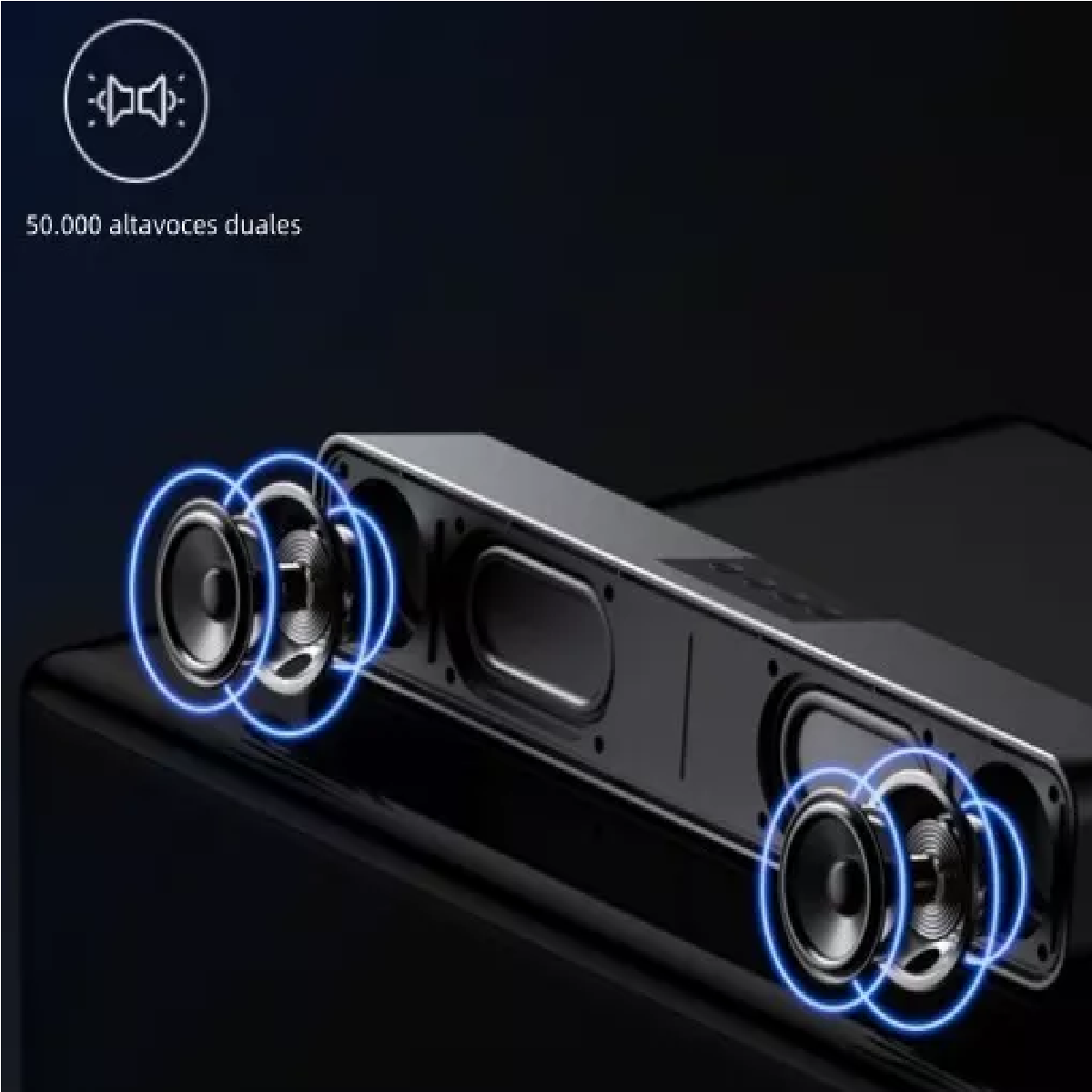 Barra De Sonido Recargable Bocina Bluetooth Subgraves Usb