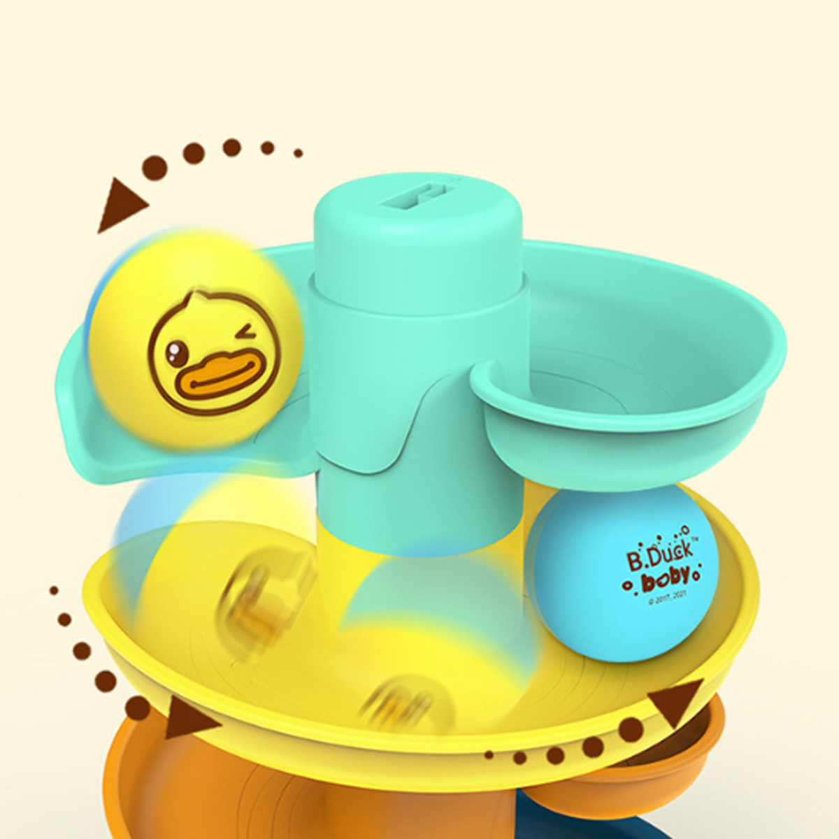 Juguete Tobogán Espiral 4 Pisos Niños Divertido B. Duck