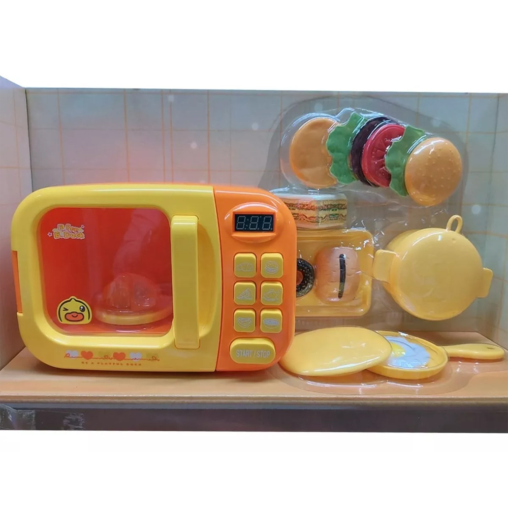 Horno De Microondas Juguete Niños B. Duck Accesorios