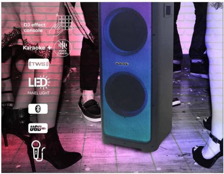 Bocina/ Baffle 3000w FLAME LINE EFECTO CONSOLA  DJ MARCA AIWA