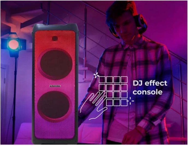 Bocina/ Baffle 3000w FLAME LINE EFECTO CONSOLA  DJ MARCA AIWA