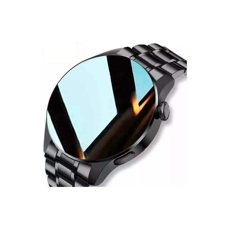 Reloj inteligente smart watch bluetooth multifuncional, metálico, resistente al agua.