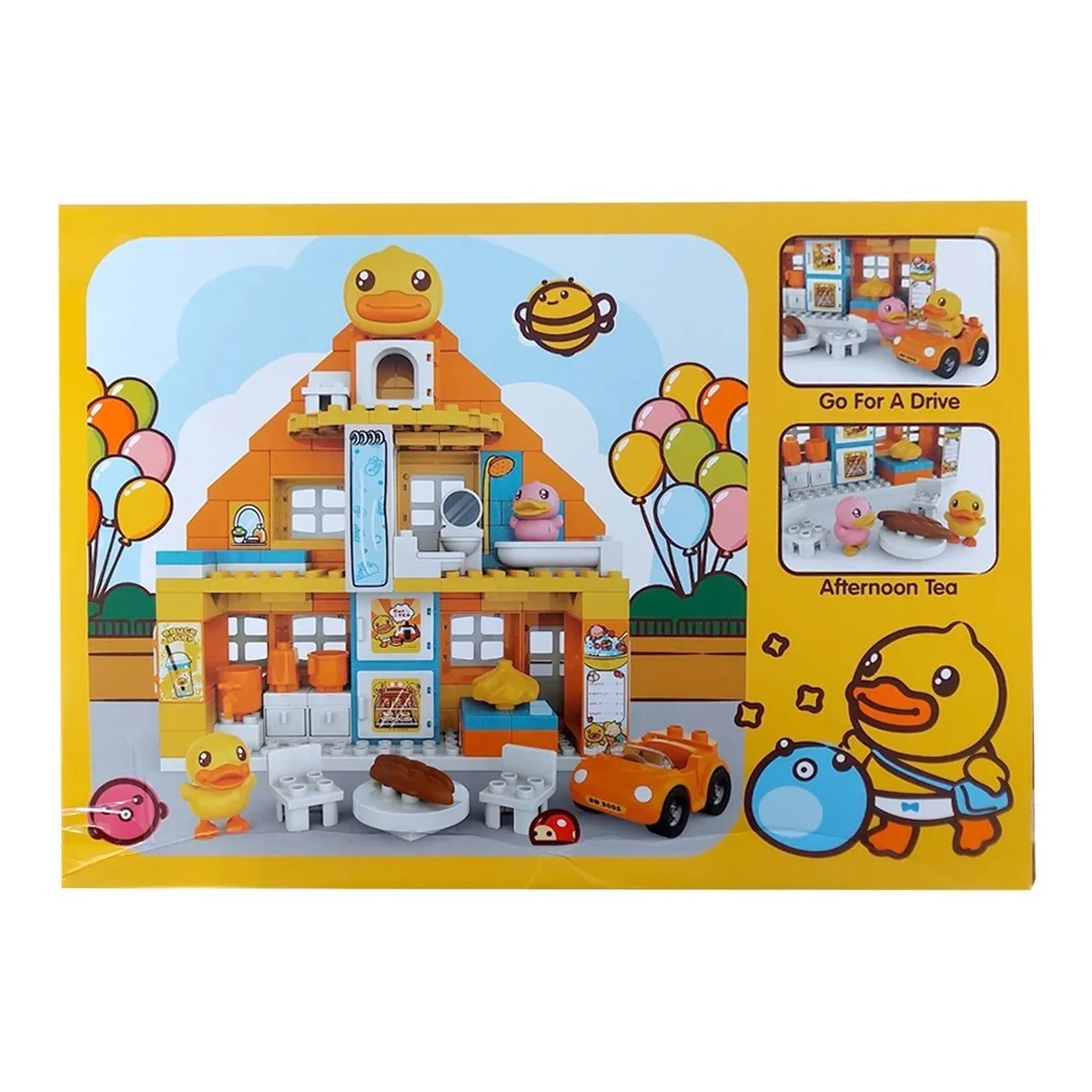 Casa De Bloques Construcción Para Niños B.Duck Diversión