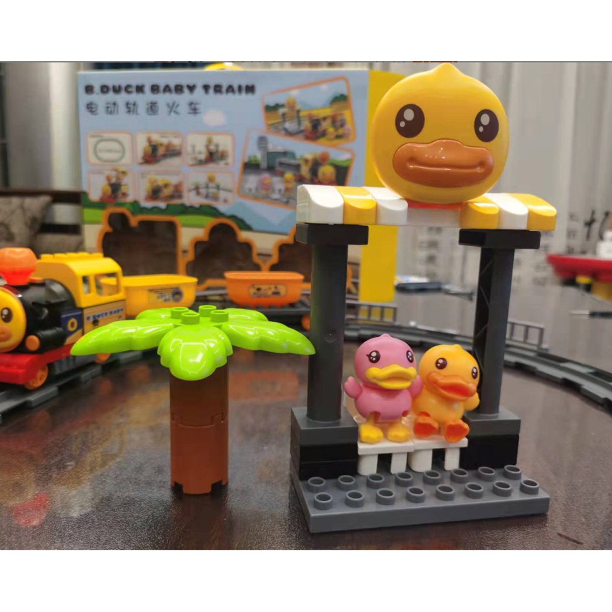 Pista Bloques Construcción Tren Juguete B.Duck