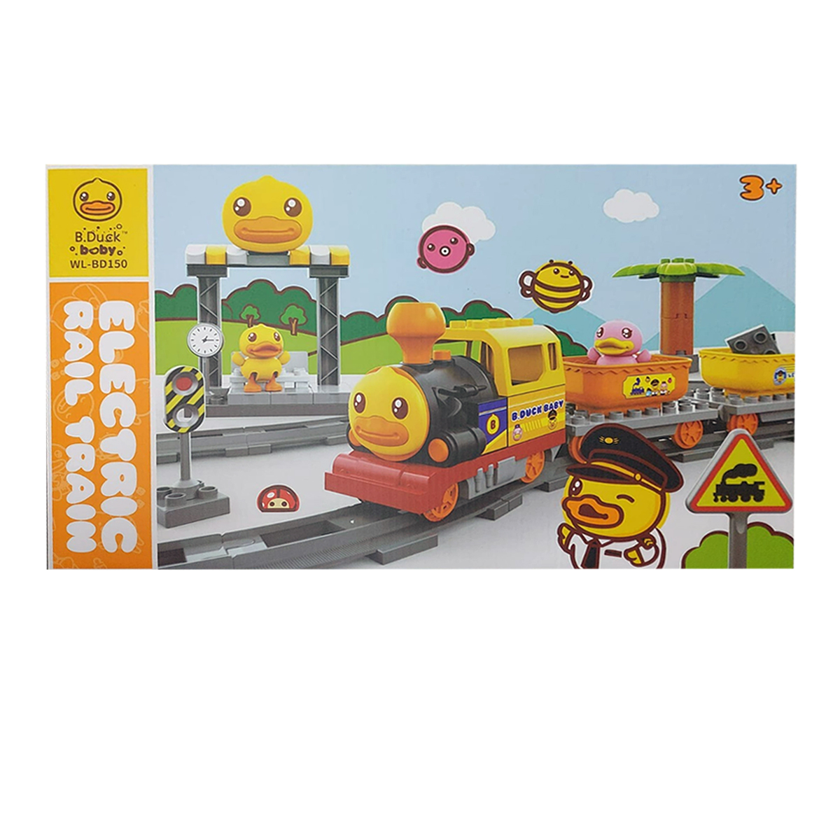 Pista Bloques Construcción Tren Juguete B.Duck