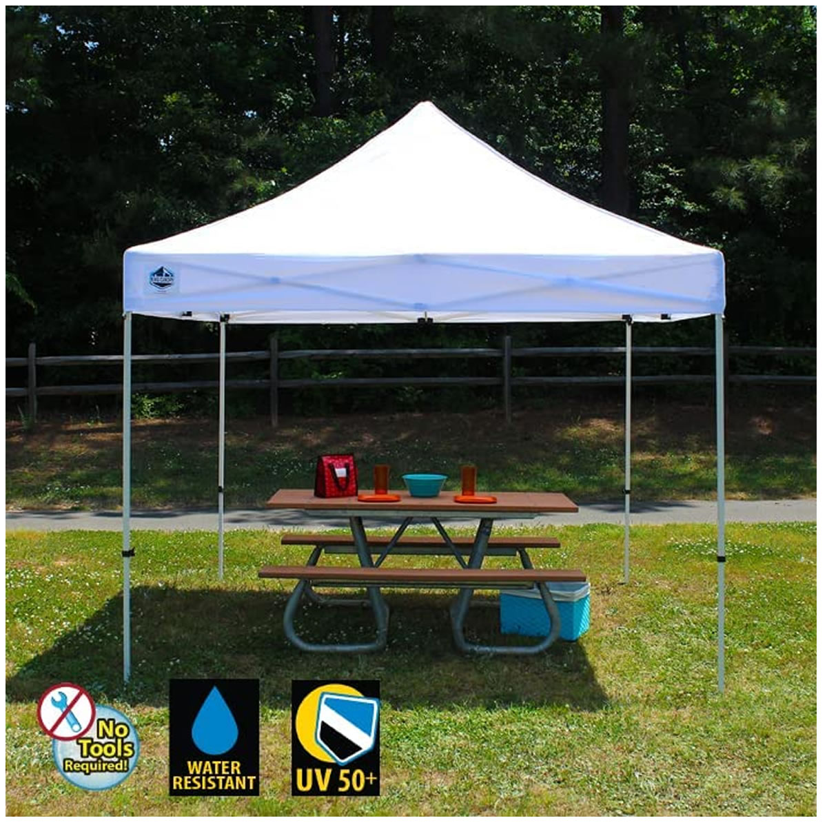 Toldo de 3 x 3 m King Canopy Festiva FSSHST10WH SMS