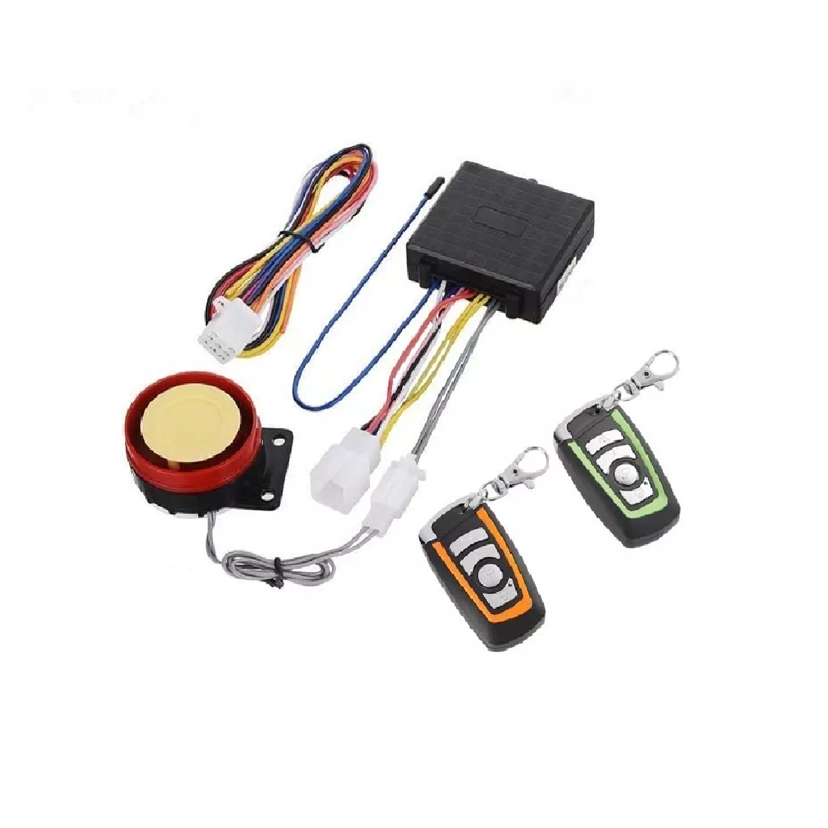 Kit Alarma Arranque Control Remoto Para Moto Seguridad Antirrobo