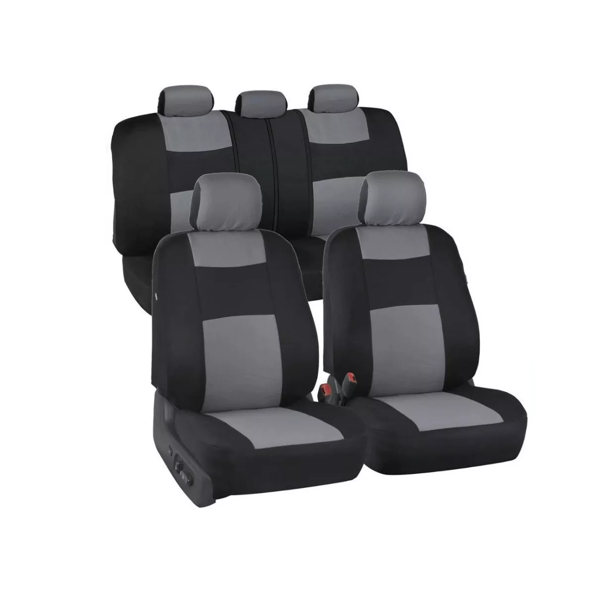 Juego Funda De Asiento De Coche De Tejido De Poliéster Universal