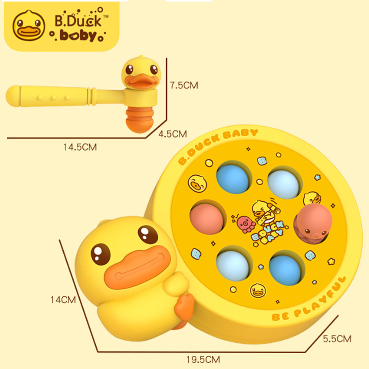 Juego De Destreza Golpe De Martillo Para Niños B. Duck.