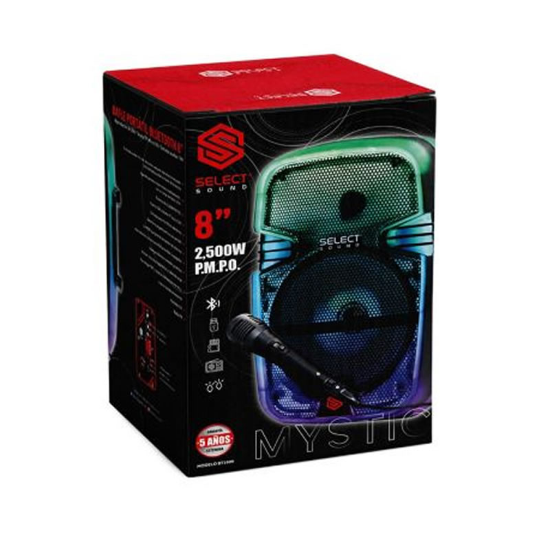 Bafle de 8 Pulgadas Con Micrófono Select Sound BT1609 SMAC