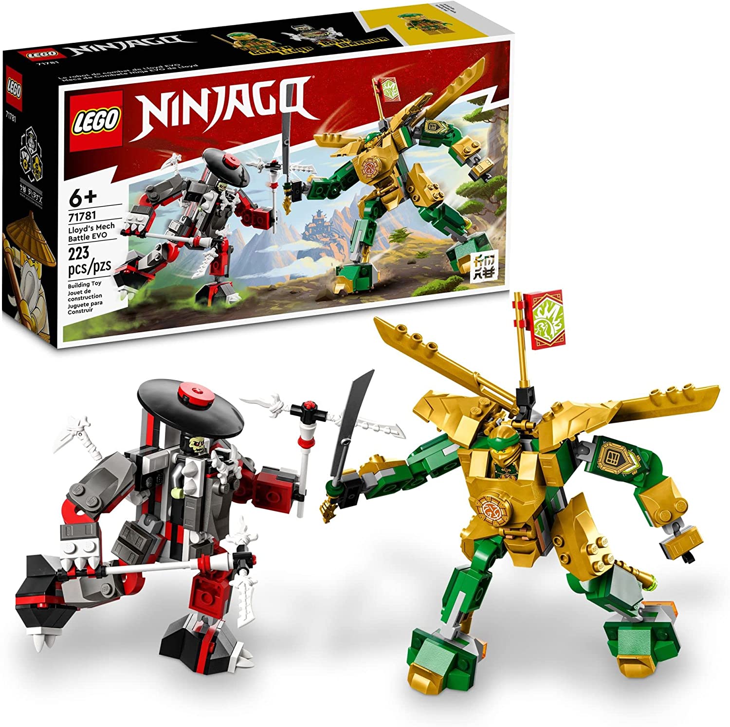 Lego Ninjago 71781 Meca De Combate Ninja Evo De Lloyd
