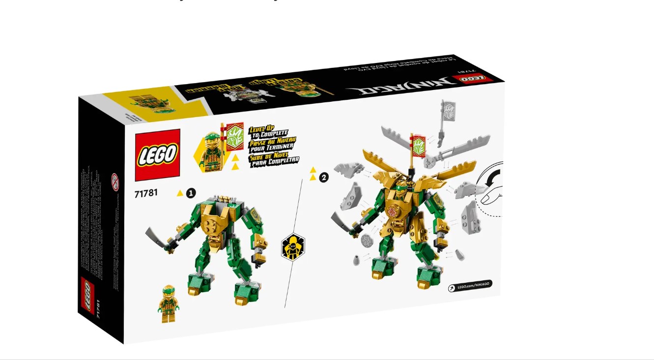 Lego Ninjago 71781 Meca De Combate Ninja Evo De Lloyd