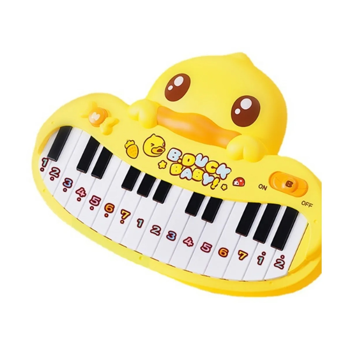 Piano Musical Infantil Juguete Amarillo Duck
