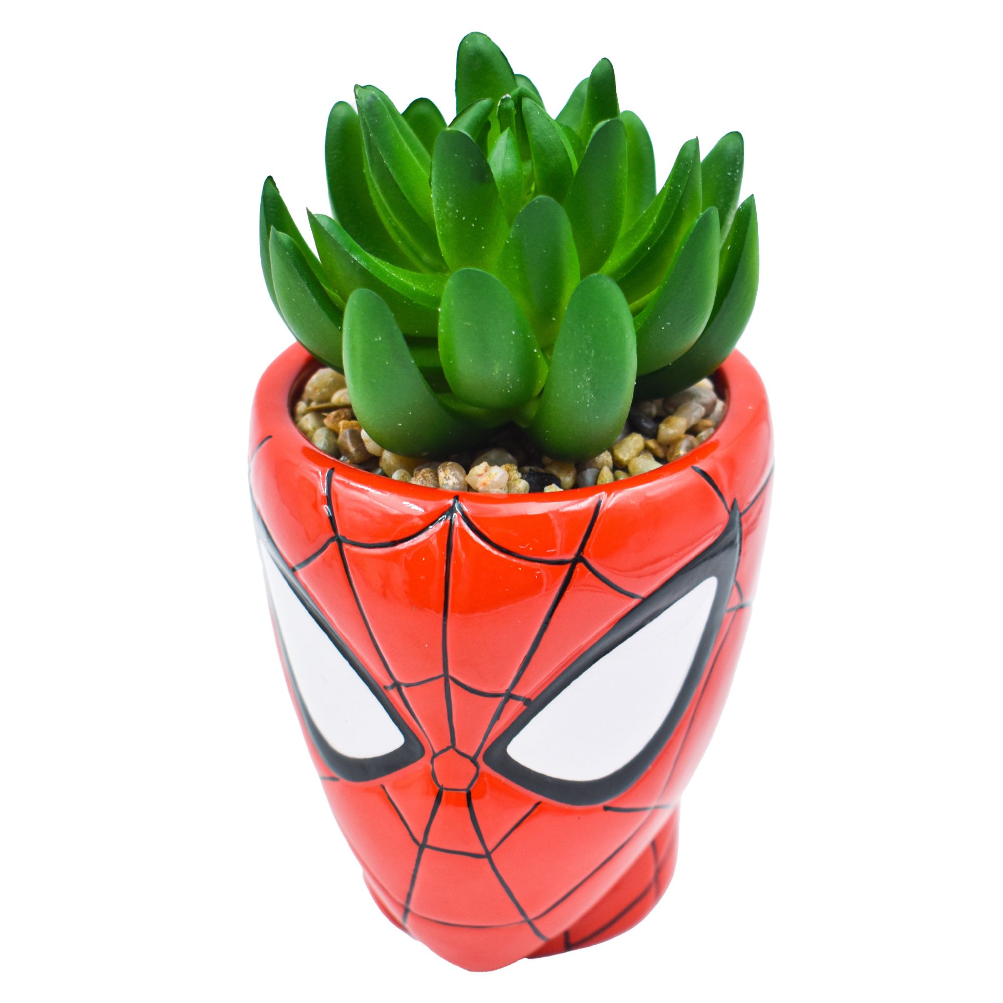 Fun Kids 1778-28/3013E Juego Set Taza con Maceta Cerámica 3D Disney Marvel Hombre araña/Spiderman 445ml