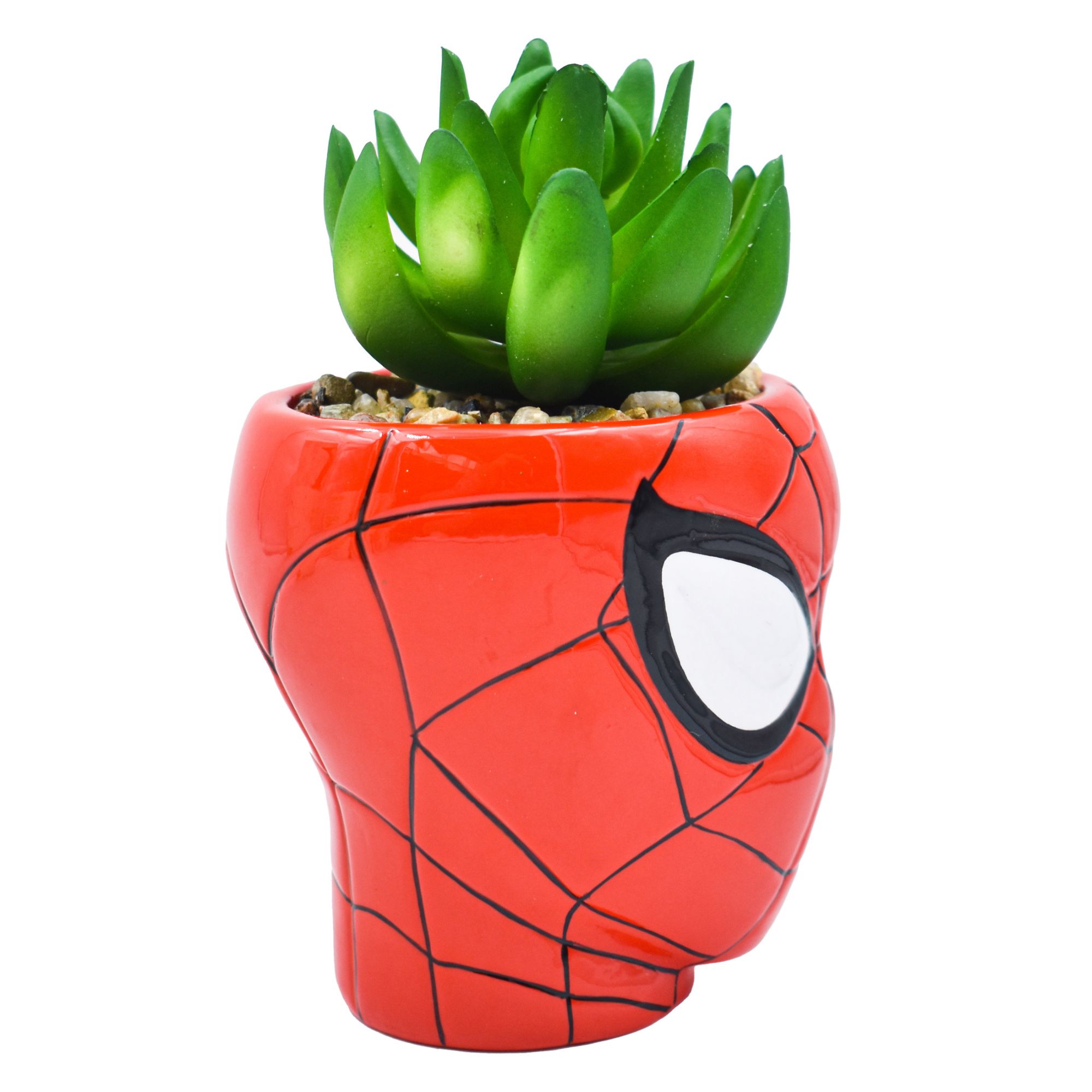 Fun Kids 1778-28/3013E Juego Set Taza con Maceta Cerámica 3D Disney Marvel Hombre araña/Spiderman 445ml