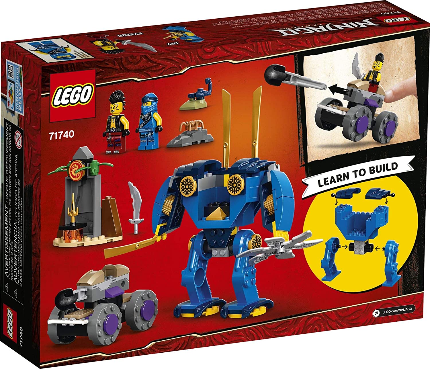Lego Ninjago 71740 Robot Eléctrico De Jay