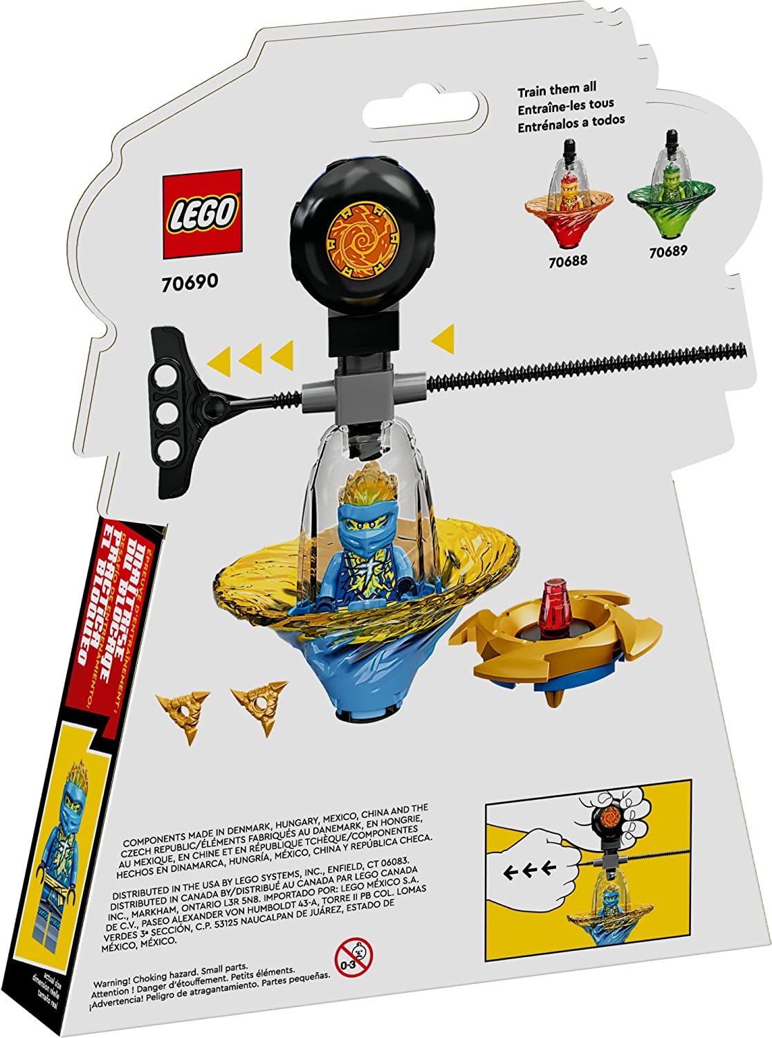 Lego Ninjago 70690 Entrenamiento Ninja De Spinjitzu De Jay
