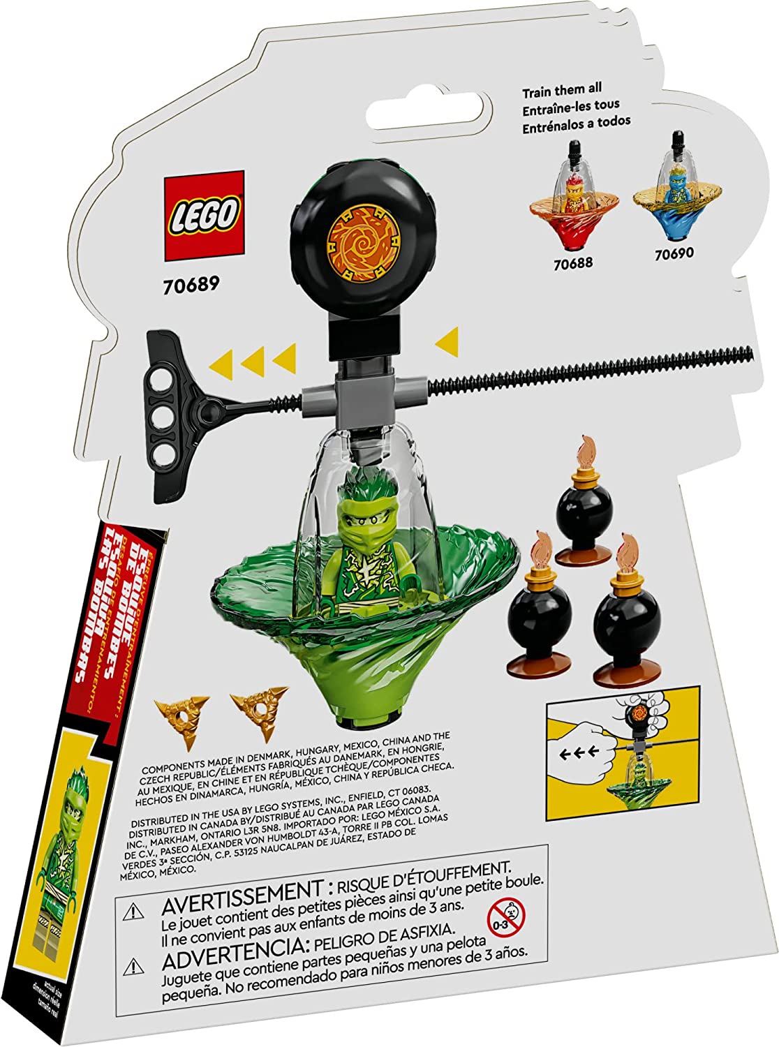 Lego Ninjago 70689 Entrenamiento Ninja De Spinjitzu De Lloyd