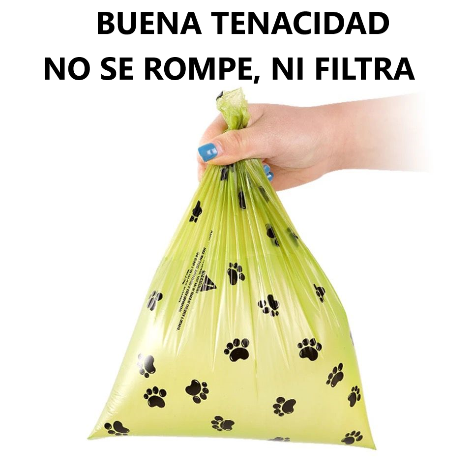 360 Bolsas Biodegradable Con Dispensador Para Popo De Perro