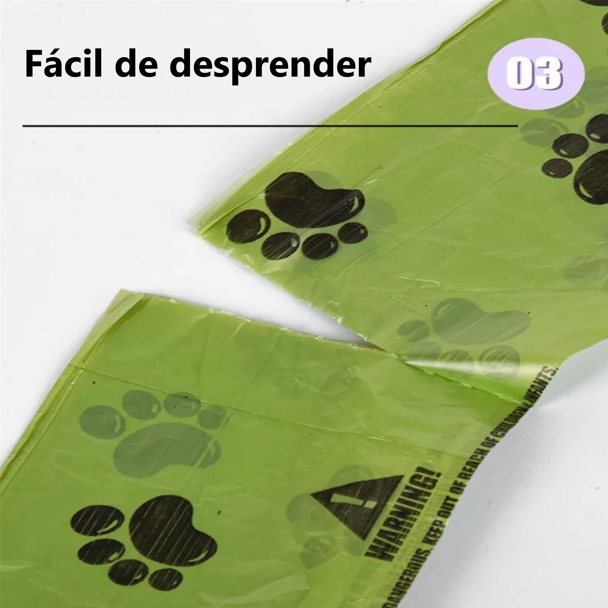 360 Bolsas Biodegradable Con Dispensador Para Popo De Perro