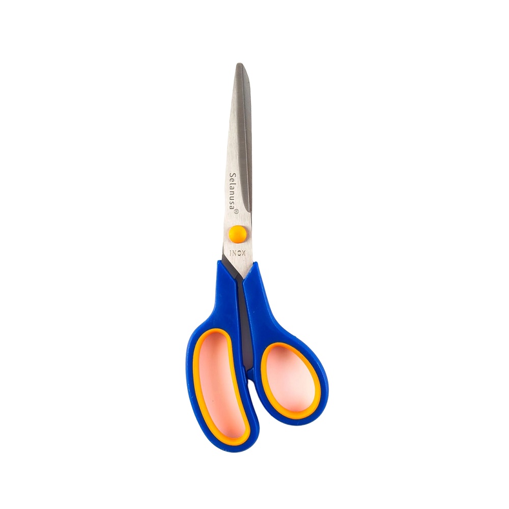 Tijera Multiusos Acero Inoxidable Mango Soft Azul Selanusa