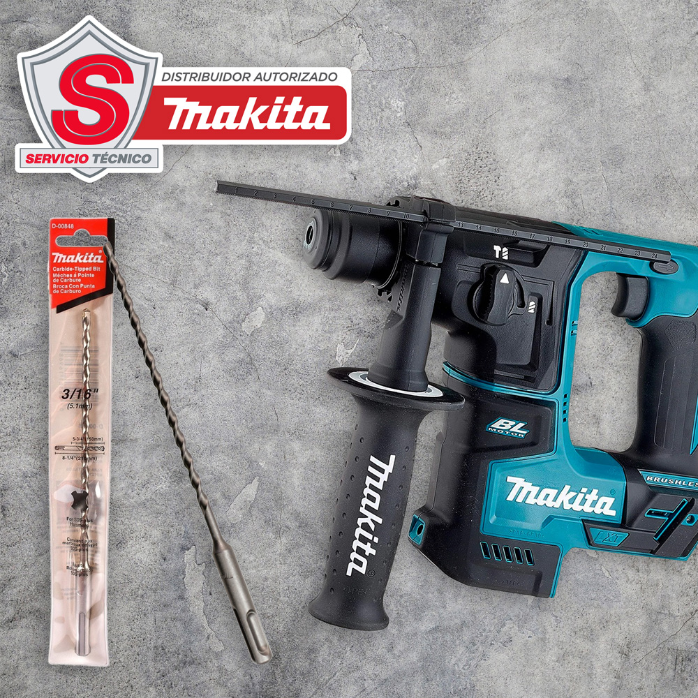 Broca Concreto Sds-plus 3/16 X 8-1/4 Makita D-00848 Original