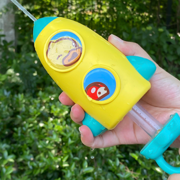 Cohete Lanza Agua Bomba De Aire Juguete B. Duck