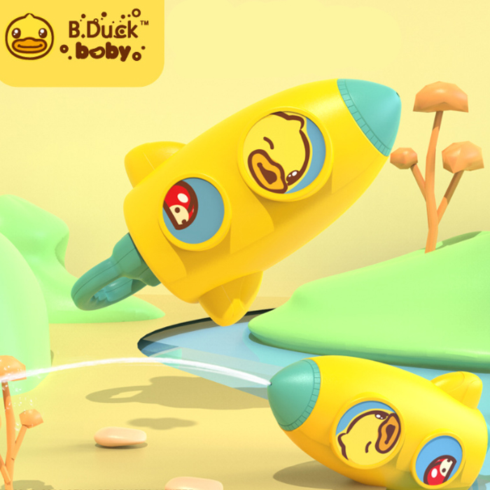 Cohete Lanza Agua Bomba De Aire Juguete B. Duck