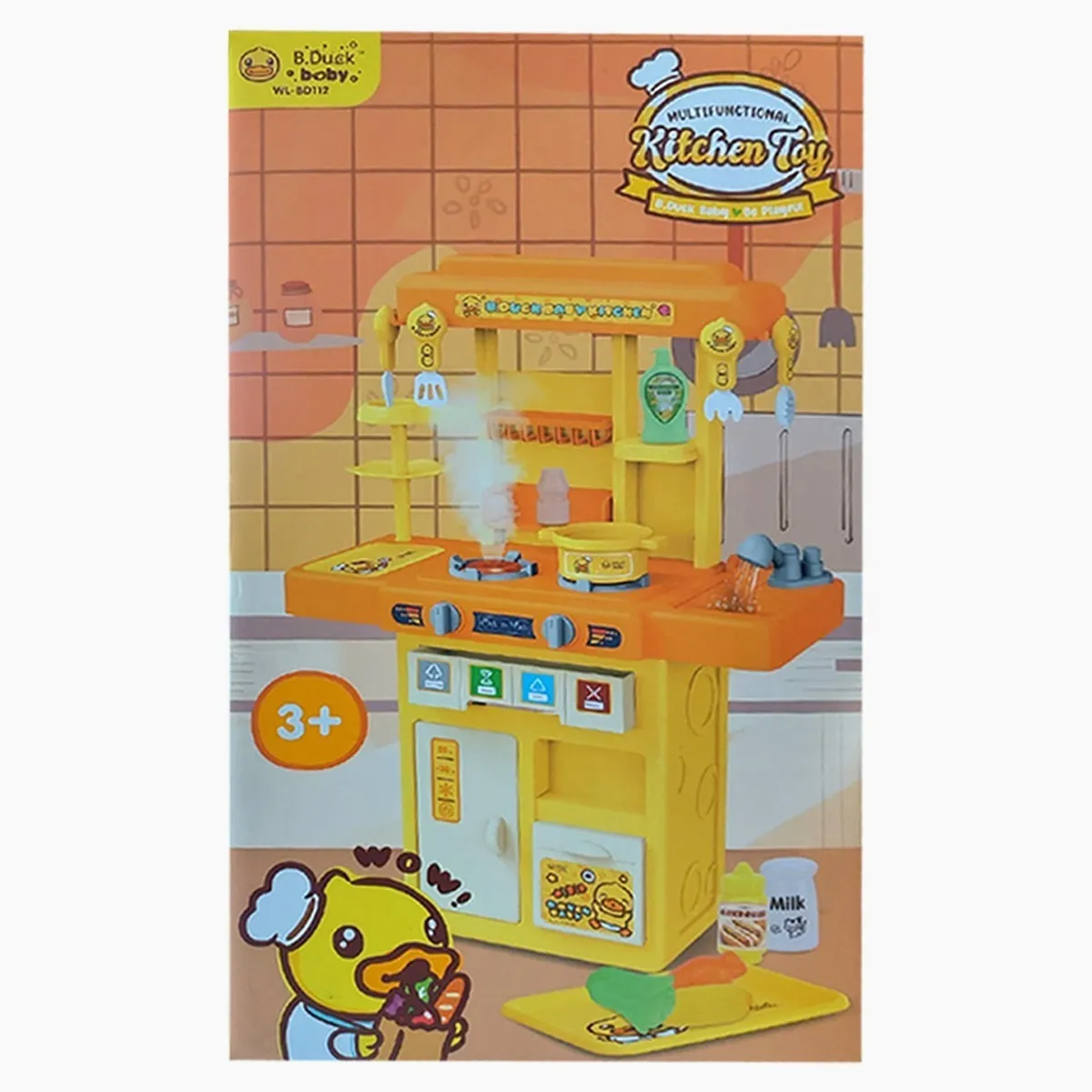 Juguete Cocina Infantil Para Niños Accesorios B. Duck 